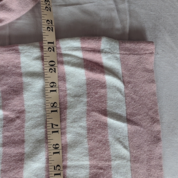 Pink Striped Cropped Sweater - Picture 3 of 6